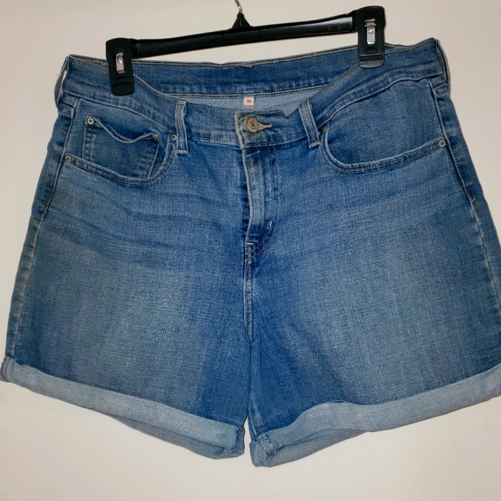 Levi's Denim Blue Women's Shorts